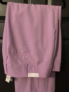 Lilac Tailored Suit Pants - Light Purple